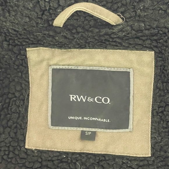 RW&CO. Army Green Winter/fall/autumn Coat Size Small - Picture 7 of 10
